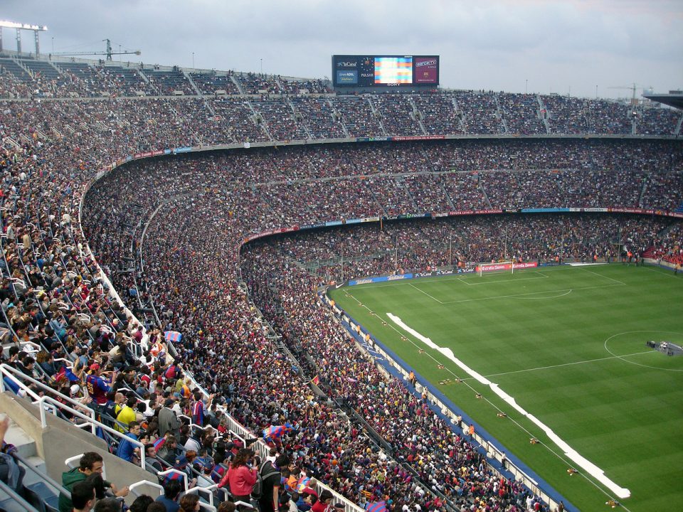 a full sports stadium