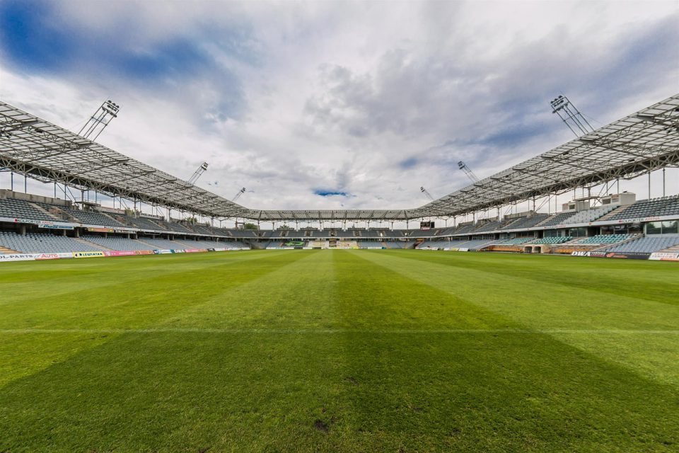 empty football pitch