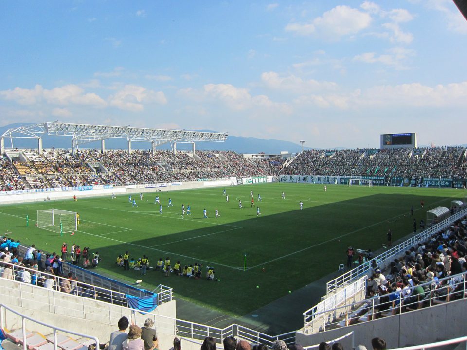 a football stadium
